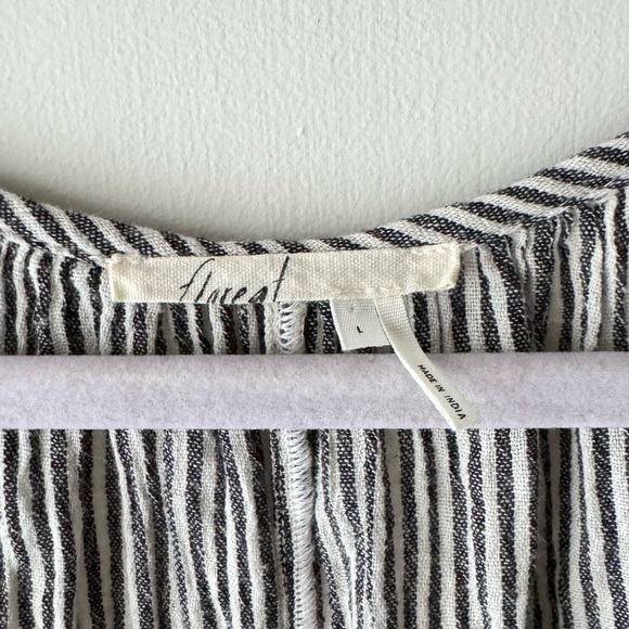 Floreat | Soleil Colorful Embroidered Striped Blouse - Picture 10 of 13